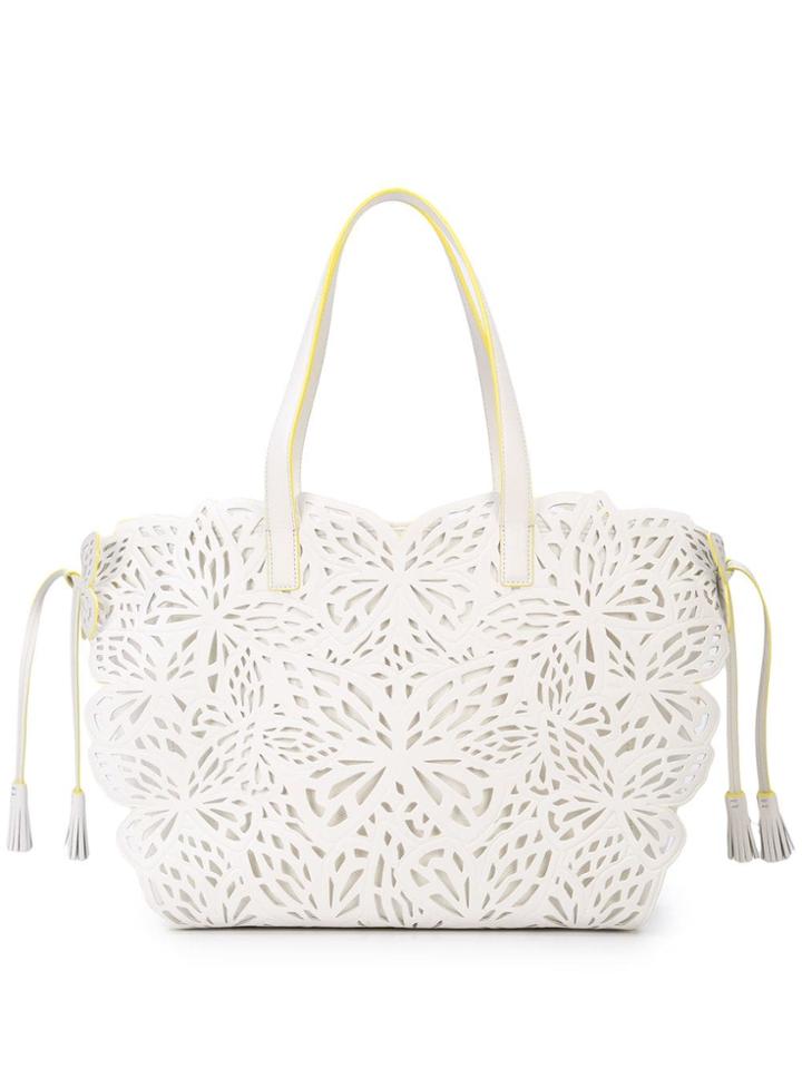 Sophia Webster Cut Out Tote Bag - White