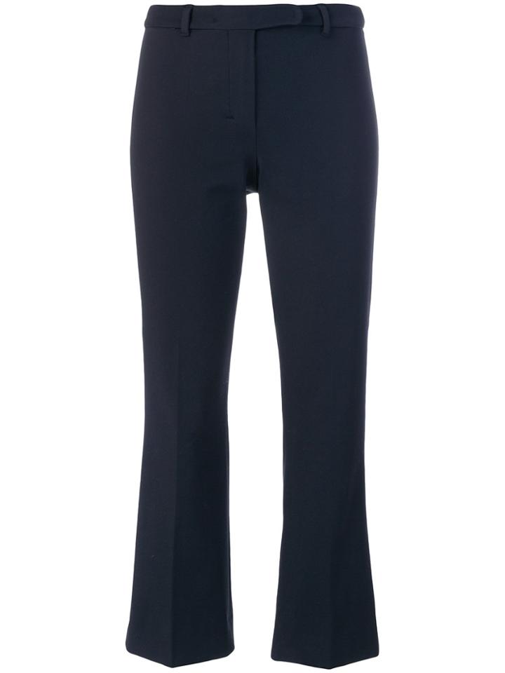 's Max Mara Cropped Tailored Trousers - Blue