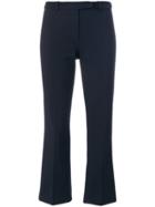 's Max Mara Cropped Tailored Trousers - Blue