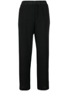 Shirtaporter Flared Tailored Trousers - Black
