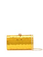 Serpui Mirrored Rounded Clutch Bag - Gold