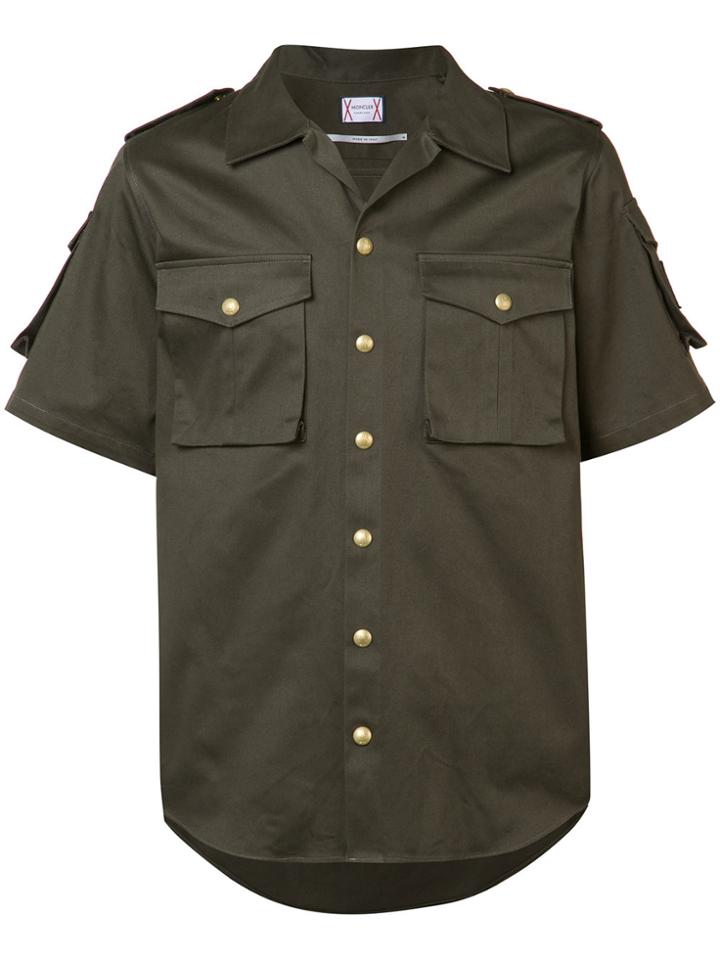 Moncler Gamme Bleu Shortsleeved Shirt - Green