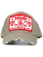 Dsquared2 Supporter Club Baseball Cap, Men's, Green, Cotton