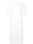 H Beauty & Youth Off-shoulder T-shirt Dress - White