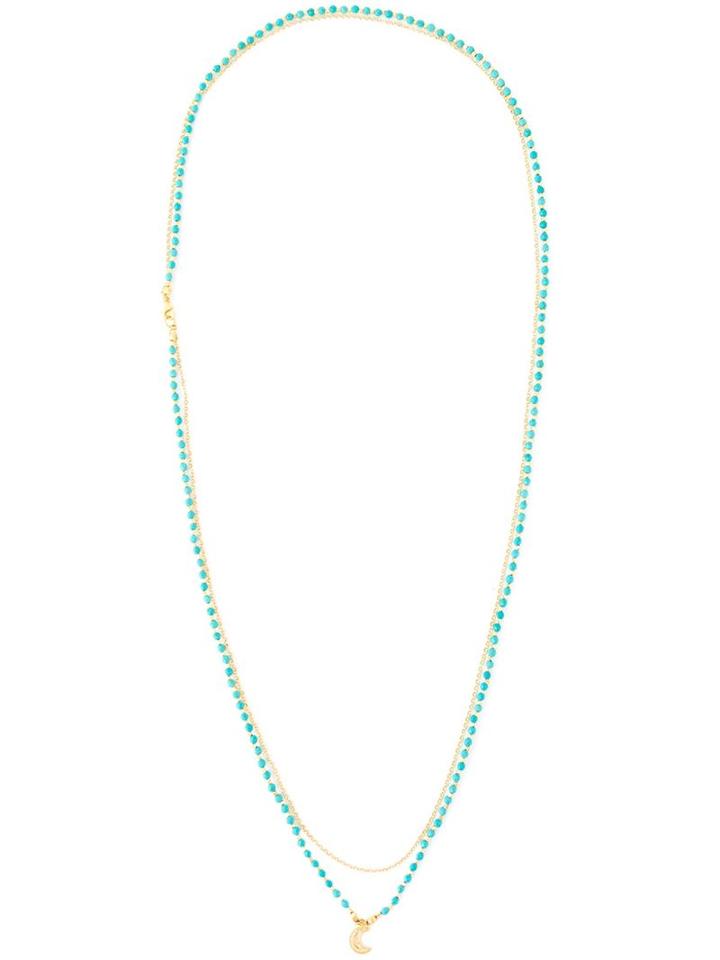 Astley Clarke 'moon Biography' Necklace, Women's, Metallic