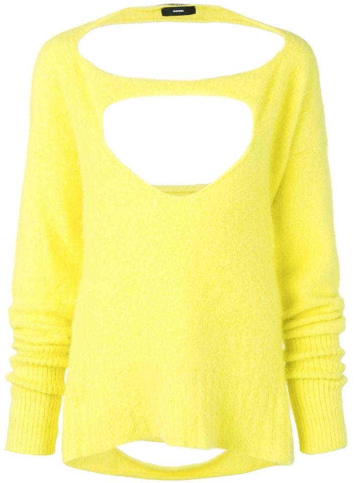 Diesel Cut-out Details Jumper - Yellow