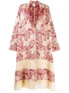 Forte Forte Oversized Fringed Coat - Red