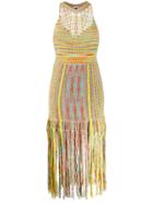 M Missoni Knitted Midi Dress - Neutrals
