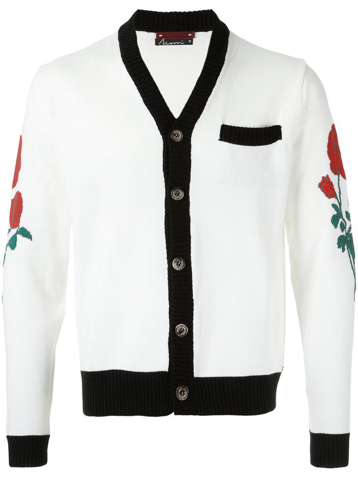 Knitted Cardigan - Unisex - Acrylic - G, White, Acrylic, À La Garçonne
