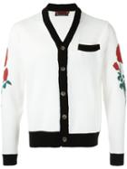 Knitted Cardigan - Unisex - Acrylic - G, White, Acrylic, À La Garçonne
