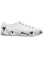 Lanvin Printed Sole Sneakers - White