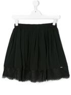 Diesel Kids Lace-hem Short Skirt - Black