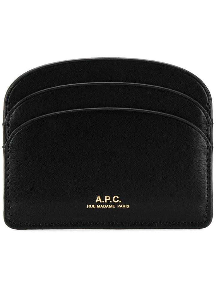 A.p.c. Logo Cardholder - Black