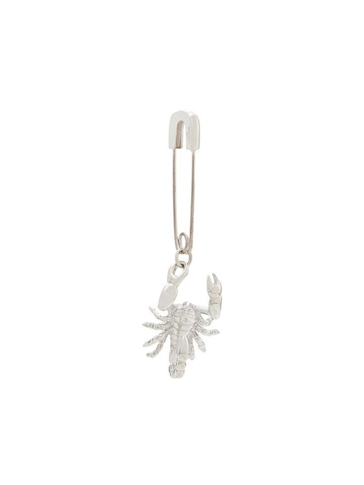 Ambush Spider Pendant Earring - Metallic