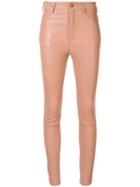 Drome Skinny Leather Trousers - Neutrals