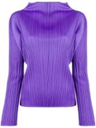 Pleats Please By Issey Miyake Pleated Top - Purple
