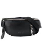 Alexander Mcqueen Top Zip Belt Bag - Black