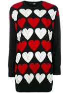 Love Moschino Heart Patterned Jumper - Black