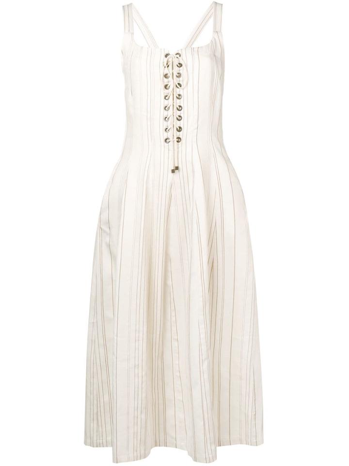 Erika Cavallini Midi Summer Dress - Neutrals