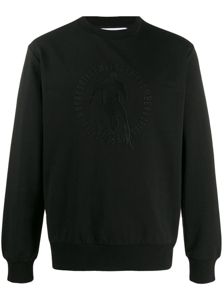 Dirk Bikkembergs Embroidered Logo Sweatshirt - Black