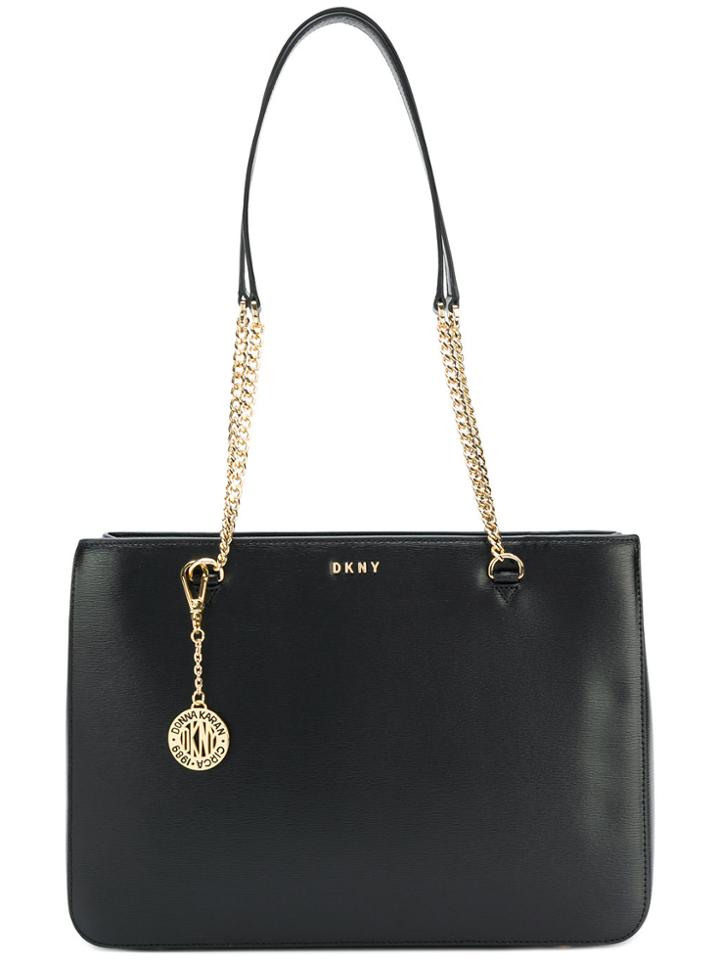 Dkny Chain Shopper - Black