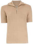 Egrey Knitted Polo Shirt - Neutrals