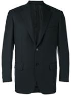 Brioni Classic Blazer, Men's, Size: 46, Blue, Cupro/wool/cotton