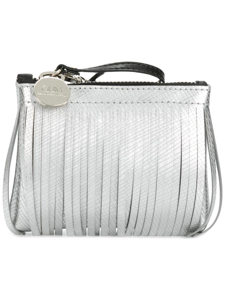 Gum Fringed Purse - Metallic