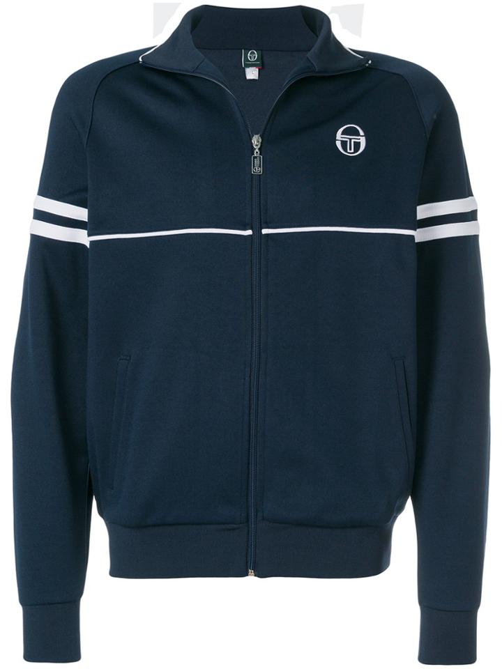 Sergio Tacchini Striped Sleeves Sports Jacket - Blue