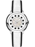 Fendi Watch With Trim And Topaz Detail - White