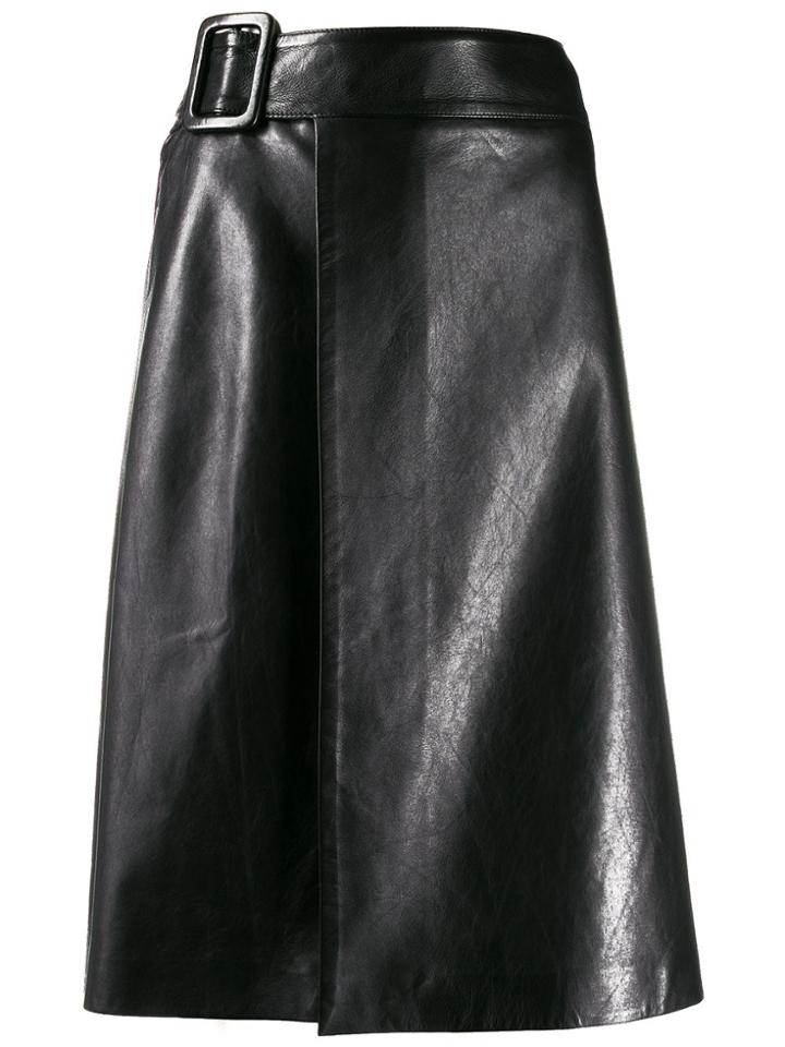 Ermanno Scervino A-line Wrapped Skirt - Black