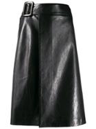 Ermanno Scervino A-line Wrapped Skirt - Black