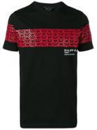 Philipp Plein Logo Panelled T-shirt - Black