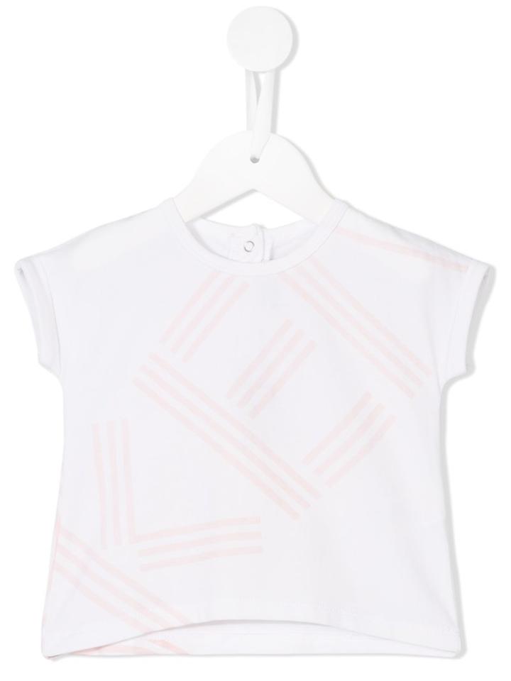 Kenzo Kids - Logo Print T-shirt - Kids - Cotton/spandex/elastane - 6 Mth, Infant Girl's, White