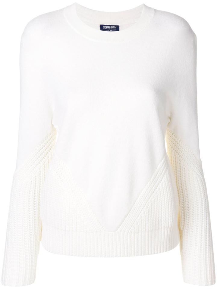 Woolrich Round Neck Jumper - White