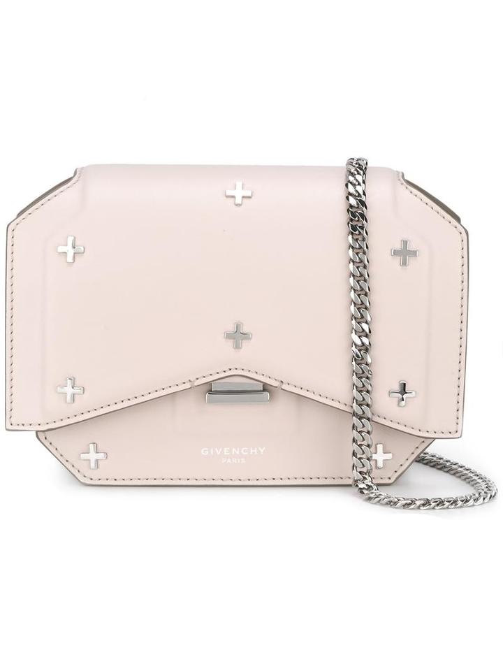 Givenchy 'bow Cut' Shoulder Bag, Women's, Pink/purple, Calf Leather/metal