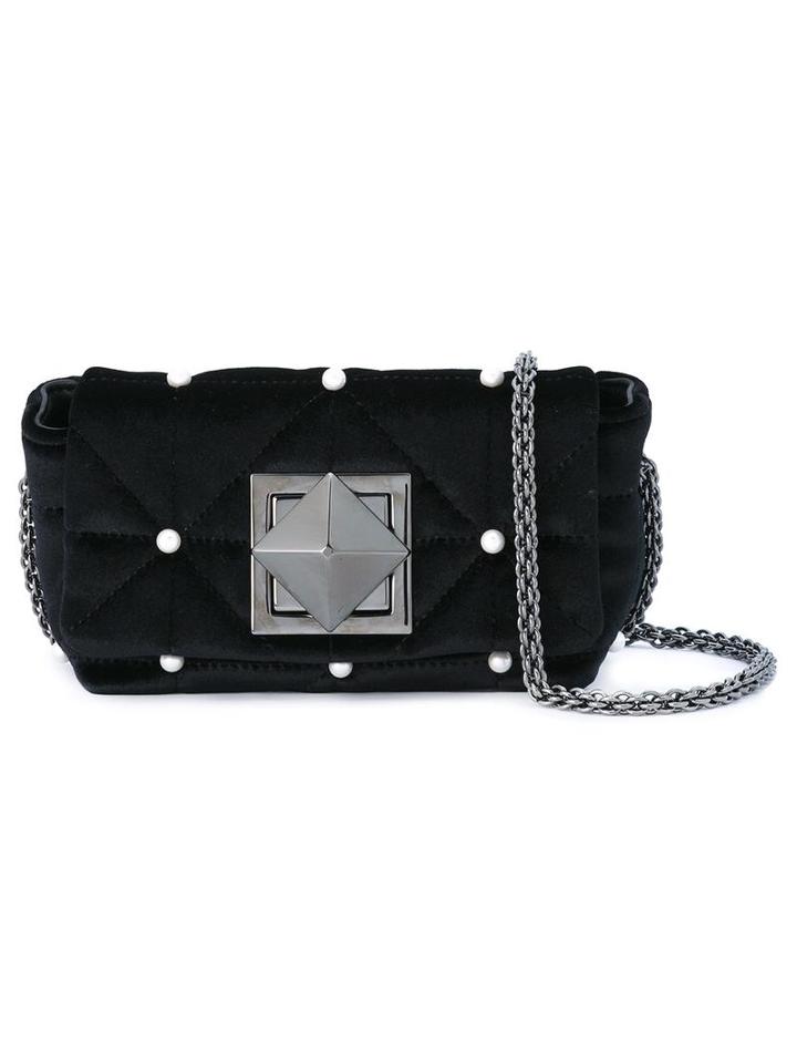 Sonia Rykiel Quilted Crossbody Bag, Women's, Black