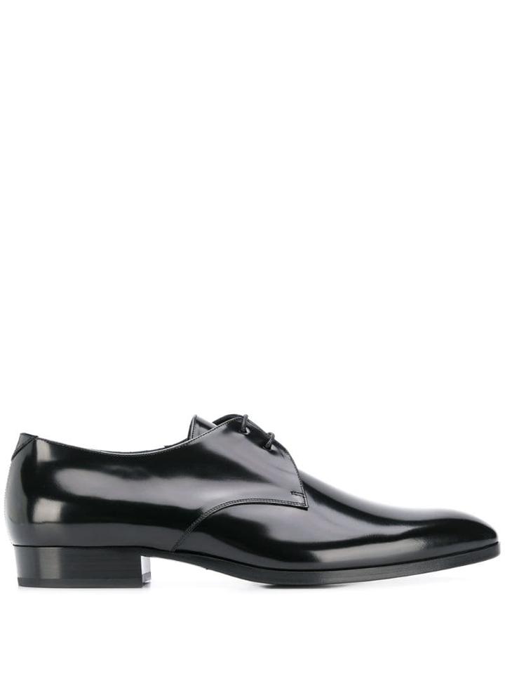 Saint Laurent Wyatt Derby Shoes - Black