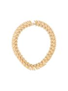 Monet Vintage Monet Golden Seagrass Necklace - Metallic