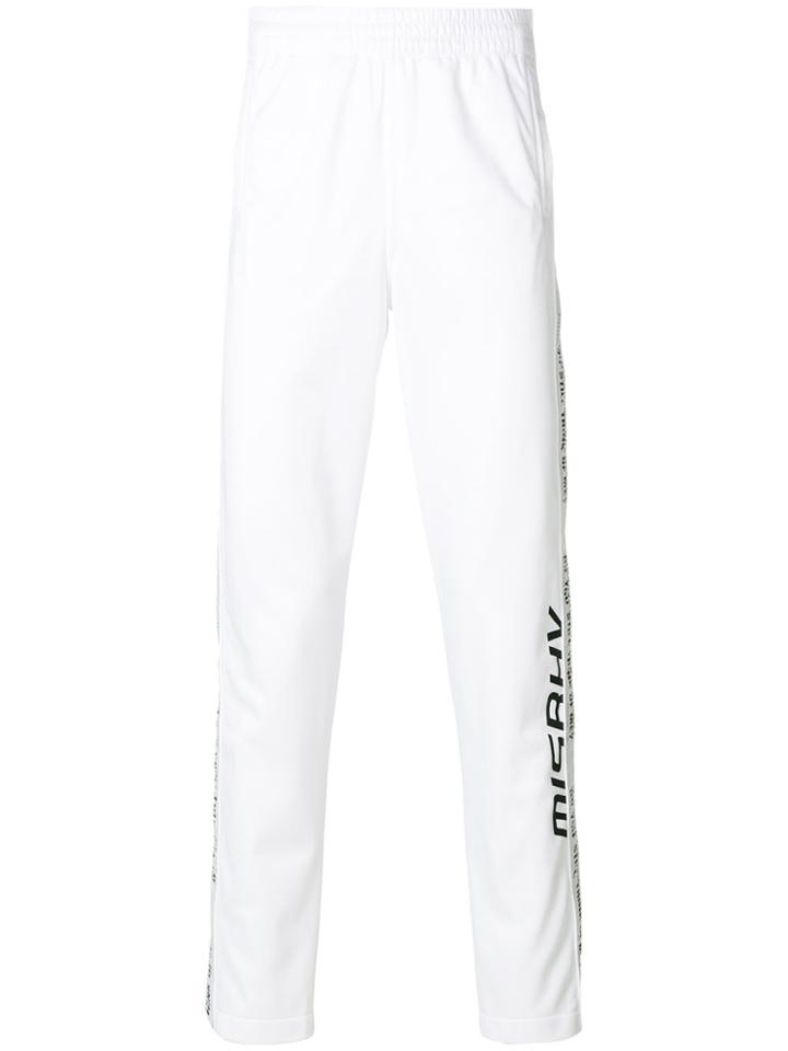 Misbhv Side-slogan Track Trousers - White