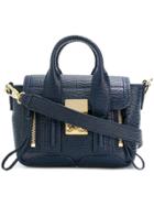 3.1 Phillip Lim Zip Detail Medium Crossbody Bag - Blue