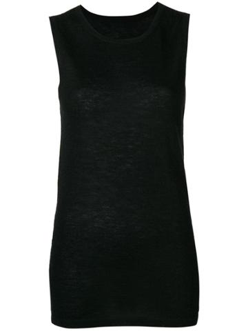 Frenckenberger Knit Tank Top - Black