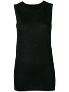 Frenckenberger Knit Tank Top - Black
