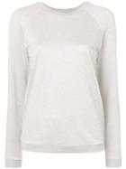 Max Mara Studio Round Neck Sweatshirt - Grey