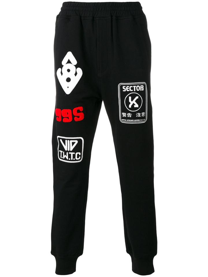 Ktz Patches Track Pants - Black