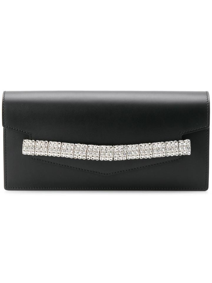 Calvin Klein 205w39nyc Embellished Envelope Clutch - Black