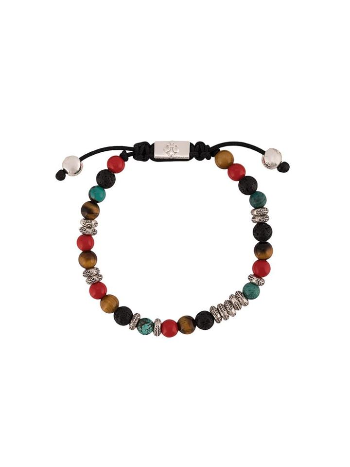 Nialaya Jewelry Contrast Beaded Bracelet - Multicolour