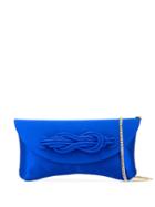 Shanghai Tang Knot Clutch - Blue