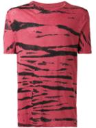 Faith Connexion - Striped T-shirt - Unisex - Linen/flax - L, Red, Linen/flax