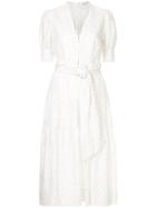 Rebecca Vallance Holliday Dotted Shirt Dress - White